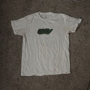 Obey White Tee with Green Logo